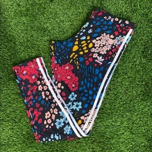 Adidas floral workout leggings
